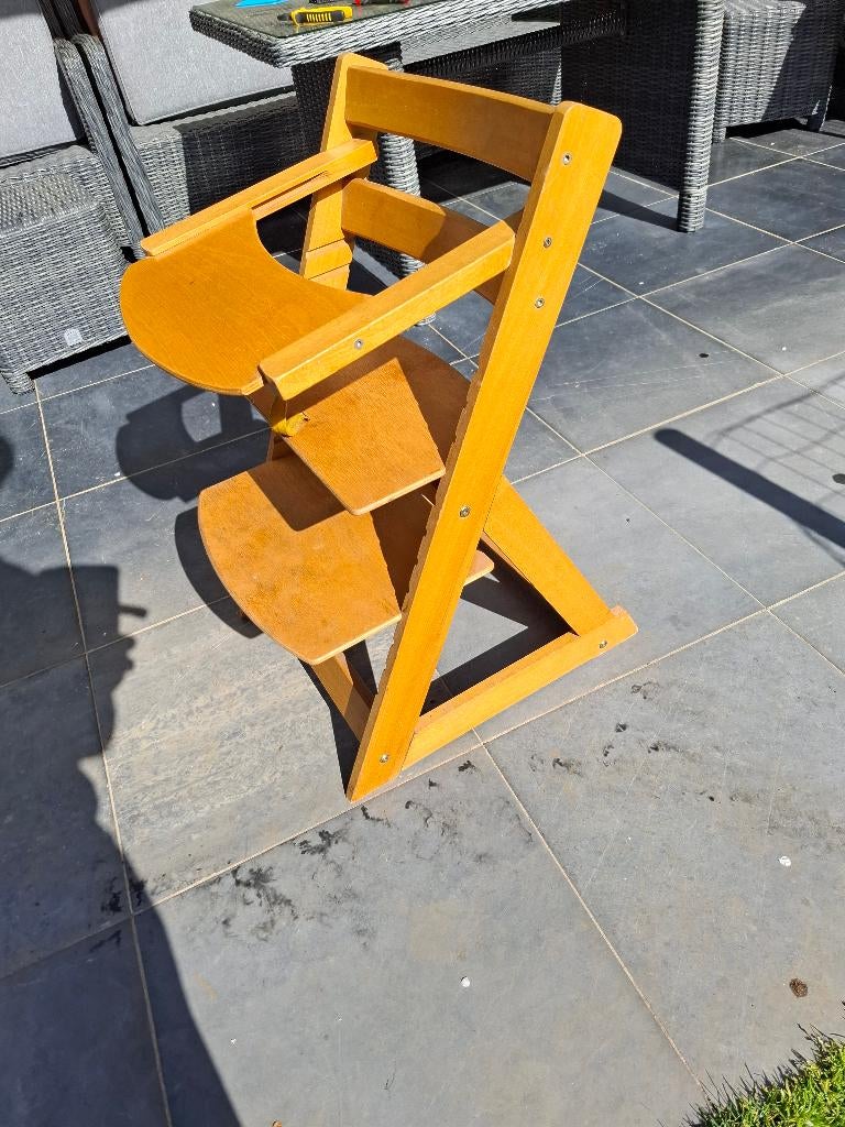 houten kinderstoel, Kinderen en Baby's, Kinderstoelen, Ophalen, Gebruikt, Overige typen