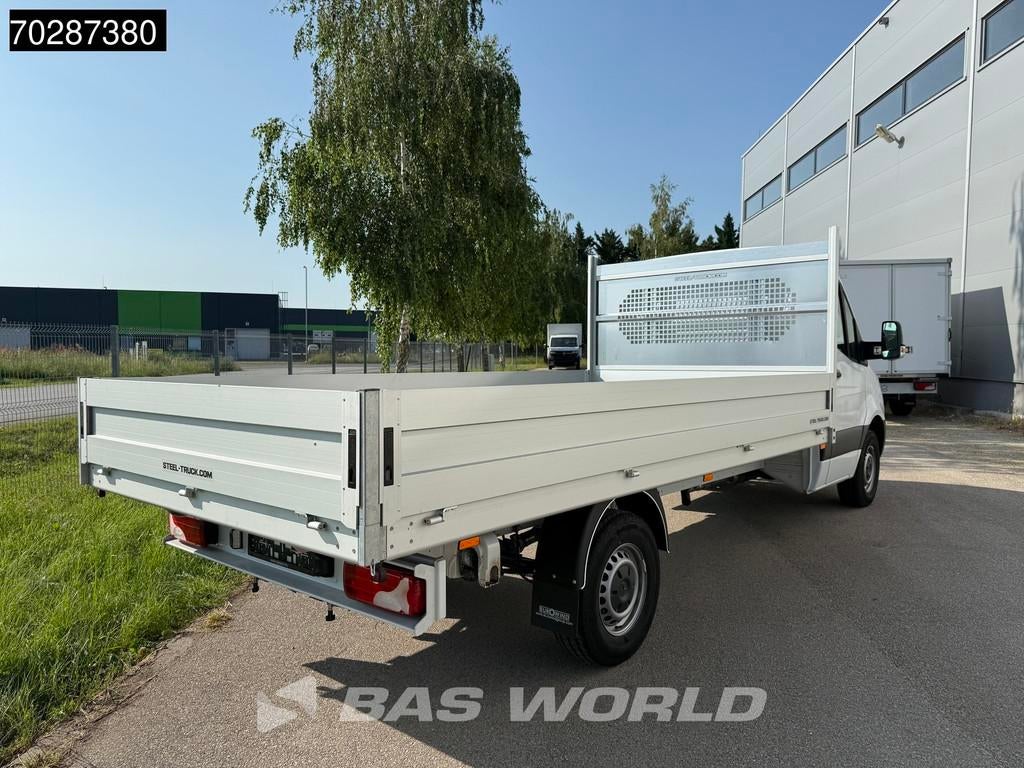 Mercedes Sprinter 317 CDI Open Laadbak Airco Cruise MBUX Car, Stof, Euro 6, 4 cilinders, Wit