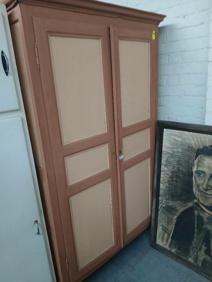 Oude kasten, Maison & Meubles, Armoires | Penderies & Garde-robes, Utilisé, Avec porte(s), Enlèvement