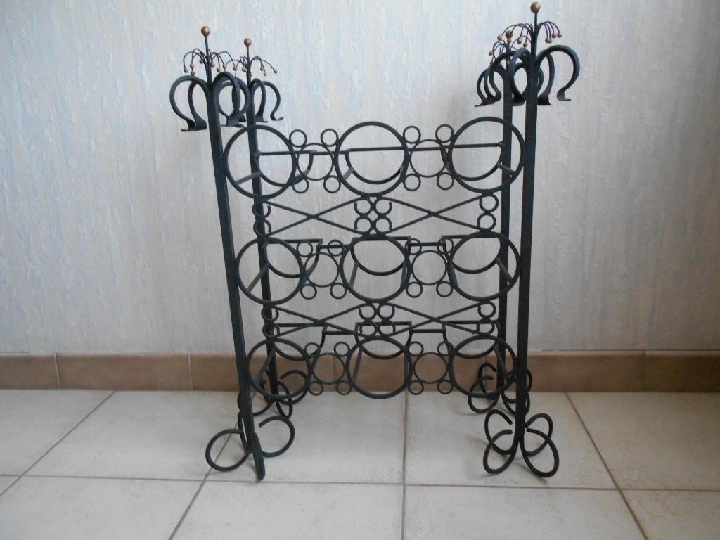 Wijnrek, Ophalen, Gebruikt, Metaal, 5 tot 15 flessen