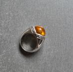 Ring Ti Sento, Handtassen en Accessoires, Ophalen, Zo goed als nieuw, Dame, Zilver