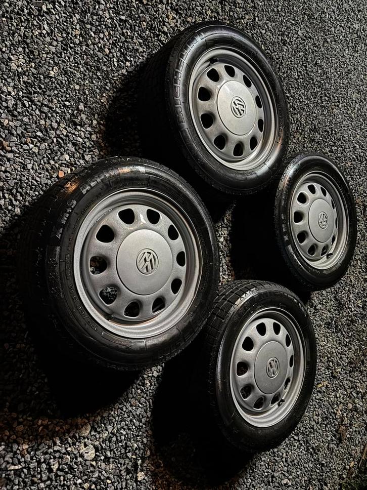 Jantes Golf 3 Cabriolet 4x100, Autos : Divers, Enjoliveurs, Comme neuf, Enlèvement