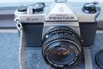 Pentax K1000 + Pentax 50mm 1.7 (analoog), Audio, Tv en Foto, Ophalen of Verzenden, Gebruikt, Spiegelreflex, Pentax