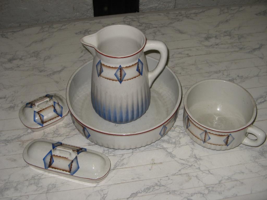 Lampetset, Antiek en Kunst, Antiek | Keramiek en Aardewerk, Ophalen