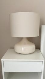 Lot de 2 lampes Zara Home céramique Écru avec abat-jour, Enlèvement