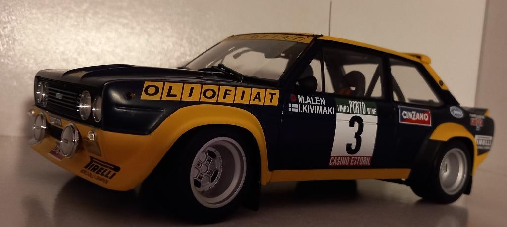 1/18 Fiat 131 Abarth OlioFiat winner Rally Portugal 1977, Ophalen of Verzenden, Nieuw, Auto, Kyosho