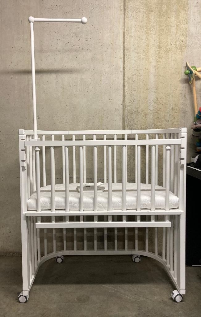 BabyBay Boxspring Comfort Plus wit incl. matras, Enfants & Bébés, Berceaux & Lits, Utilisé, Lit, Enlèvement