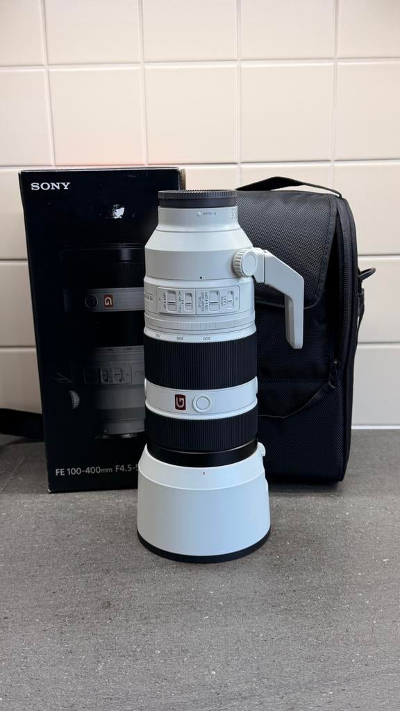 Objectif Sony FE 100-400 mm F4.5-5.6 GM OSS - Parfait état, TV, Hi-fi & Vidéo, Appareils photo numériques, Enlèvement, Comme neuf