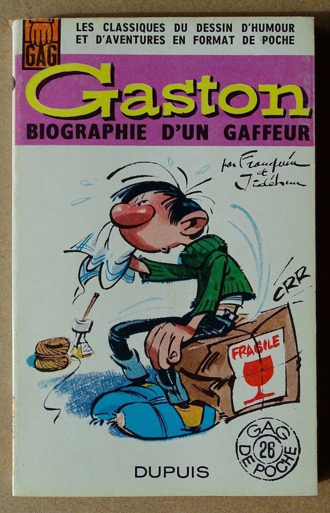 Gaston, biographie d'un gaffeur Franquin/Jidéhem, Livres, BD, Enlèvement, Franquin