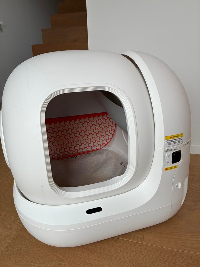 Automatische kattenbak - Petkit PuraMax, Animaux & Accessoires, Bacs à litière, Enlèvement, Autonettoyant, Utilisé, Ouvert