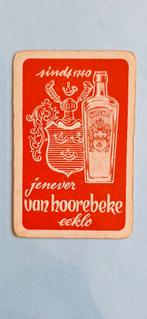 Carte à jouer Eecloo_Jenever Van Hoorebeke_Rood_264, Enlèvement ou Envoi, Utilisé, Carte(s) à jouer