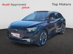 Audi Q4 e-tron 285PK*82KWH*WARMTPOMP*CAMERA*SENSOREN*CARPLAY, Auto's, Audi, Automaat, Overige modellen, Zwart, Elektrisch
