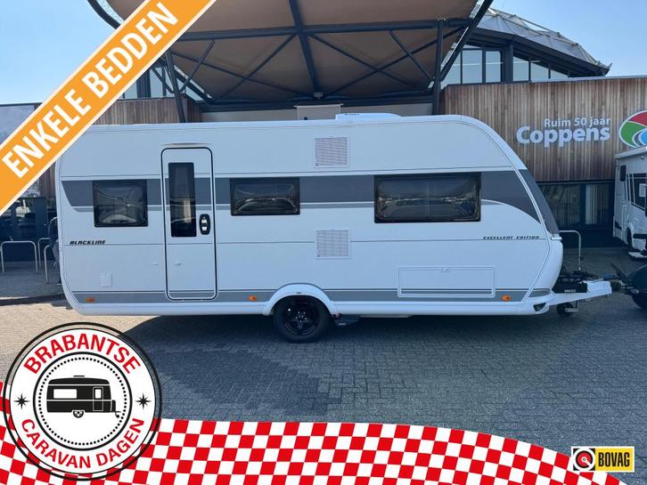 Hobby Excellent Edition 495 UL 2024 Mover,Airco,Tent!, Caravans en Kamperen, Caravans, tot en met 4, 1250 - 1500 kg, Rondzit, Hobby