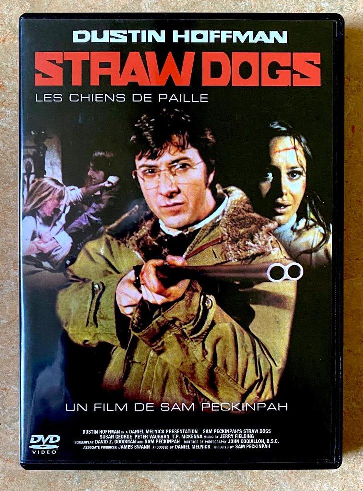 STRAW DOGS (Met Dustin Hoffman), Cd's en Dvd's, Dvd's | Thrillers en Misdaad, Gebruikt, Actiethriller, Alle leeftijden, Ophalen of Verzenden