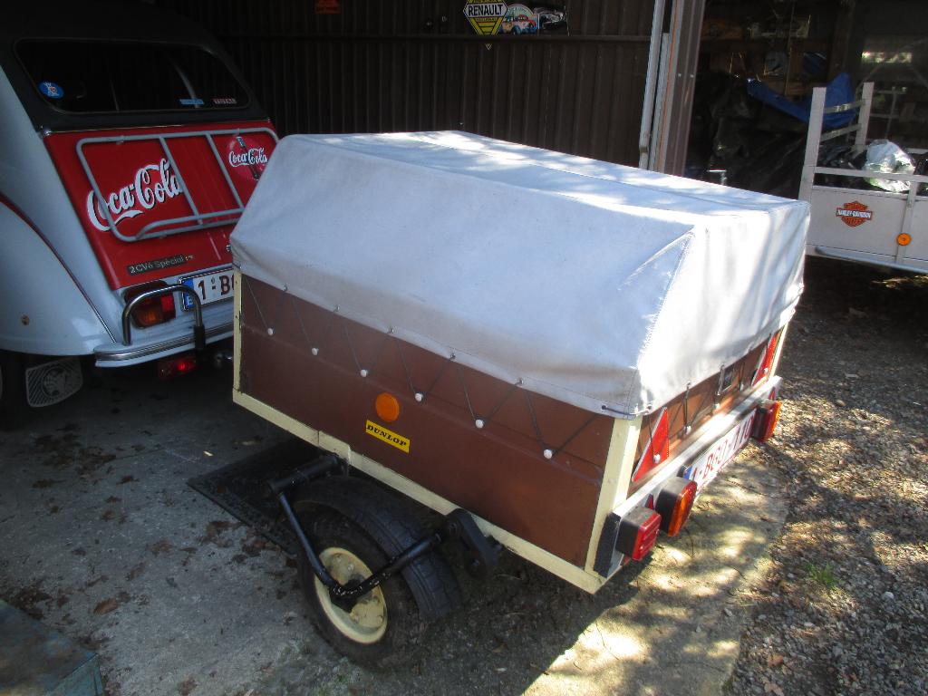 Remorque bagagère Erka, Ophalen, Gebruikt