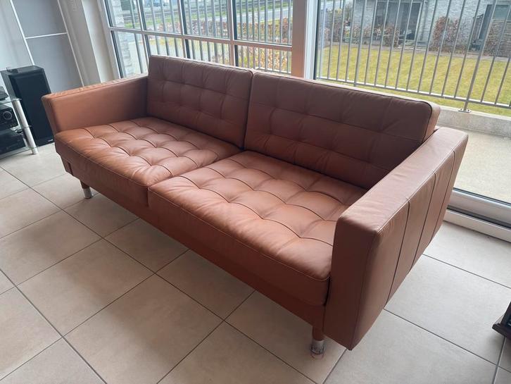 Canapé IKEA Landskrona presque neuf - Livraison gratuite, Maison & Meubles, Canapés | Salons, Comme neuf, Cuir, Enlèvement ou Envoi