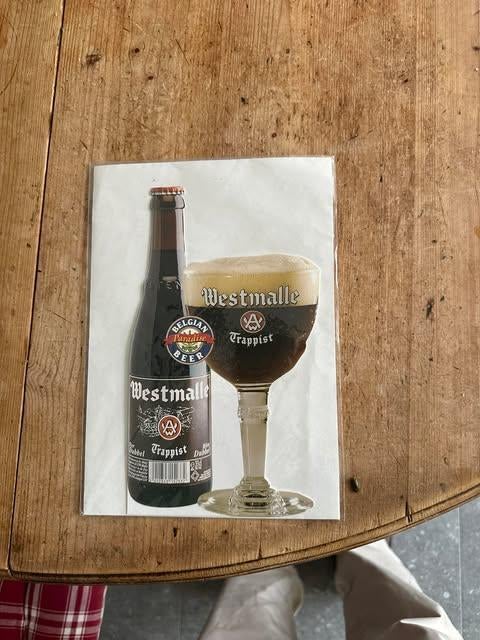 trappist Westmalle postkaart, Ophalen of Verzenden, Nieuw, Overige typen, Overige merken