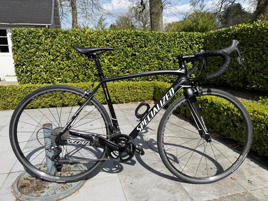 54 / Specialized Tarmac SL4 elite Comp BONTRAGER RACEFIETS, Vélos & Vélomoteurs, Vélos | Vélos de course, Enlèvement, Comme neuf