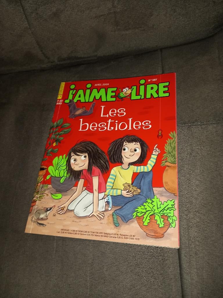 Livre j'aime lire les bestioles, Enlèvement ou Envoi
