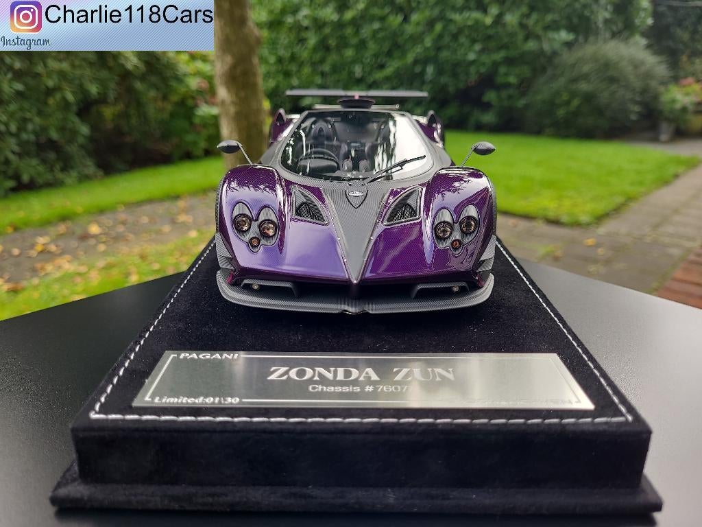 01/30 Henson & Heaven 1/18 Pagani Zonda Zun Roadster HH, Hobby & Loisirs créatifs, Voitures miniatures | 1:18, Neuf, Enlèvement ou Envoi