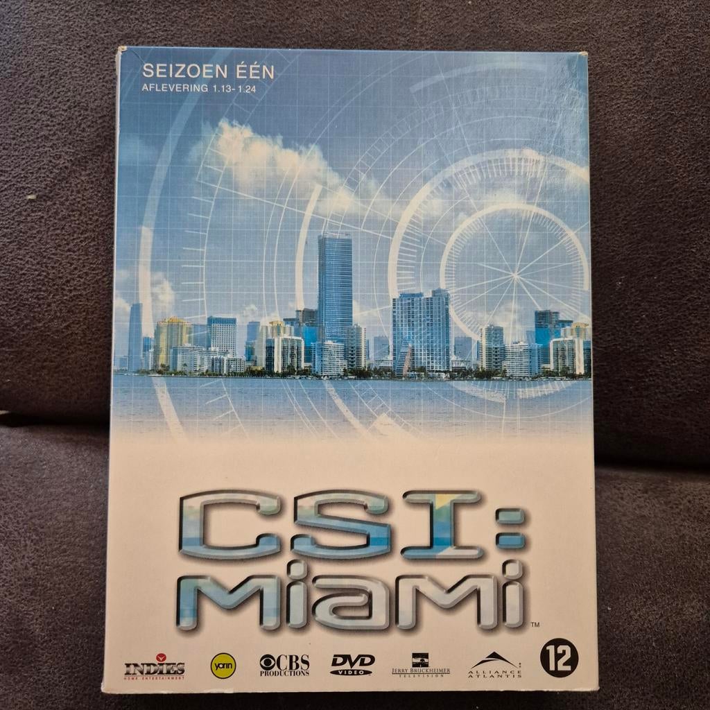 Dvd box CSI Miami, seizoen 1. Aflevering 1-13, CD & DVD, DVD | TV & Séries télévisées, Coffret, Comme neuf, À partir de 12 ans