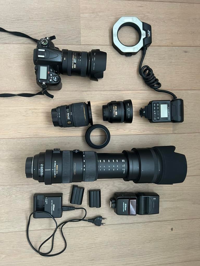 Nikon d7000 met lenzen en accessoires, Enlèvement, Utilisé, Nikon