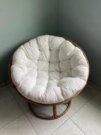 Fauteuil Papasan en rotin avec coussin – très confortable, Ophalen