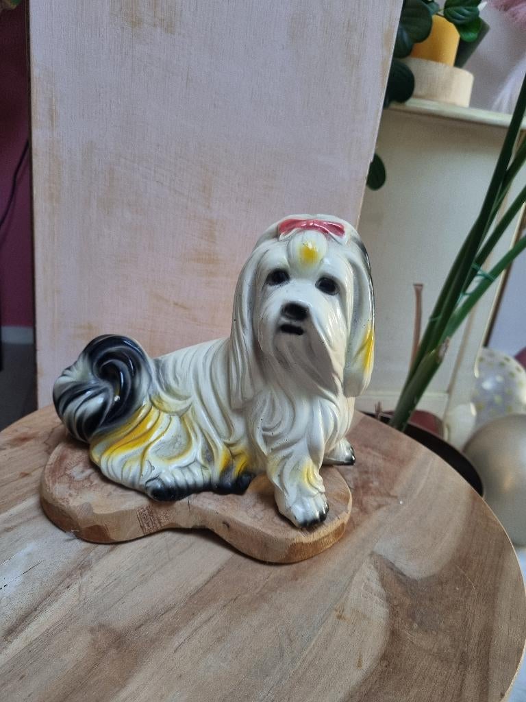 Vintage beeldje hond, Ophalen