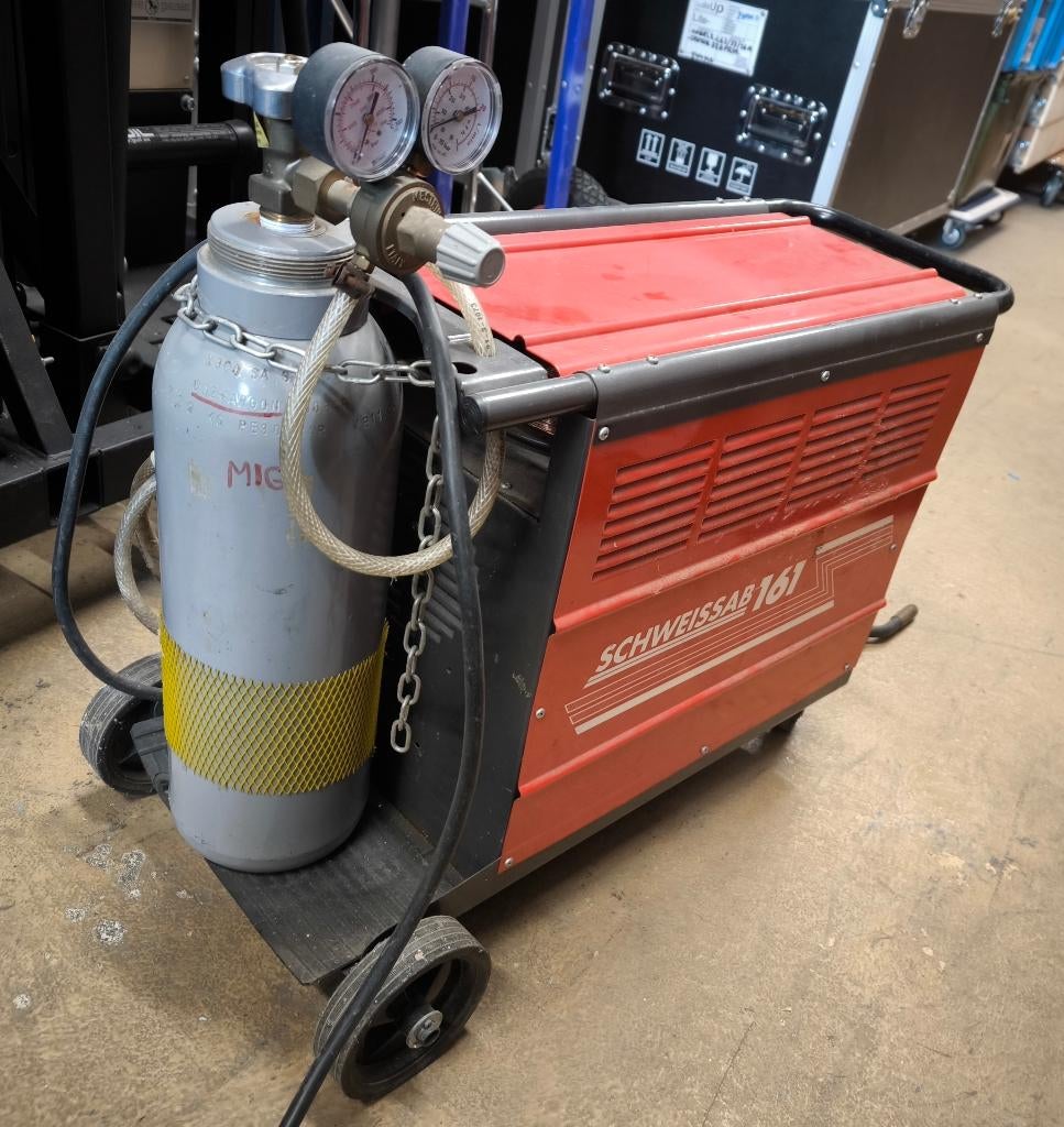 Halfautomaat Schweissab 161 30-160Ampère, Doe-het-zelf en Bouw, Gereedschap | Lasapparaten, Ophalen, Gebruikt, 150 tot 250 ampère