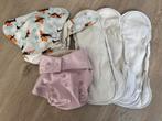 Herbruikbare pampers + inleg doeken, Kinderen en Baby's, Babykleding | Overige, Ophalen of Verzenden, Gebruikt, Jongetje of Meisje