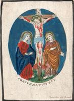 devotieprentje 18de e C.De Boudt: Consummatum est, Ophalen of Verzenden