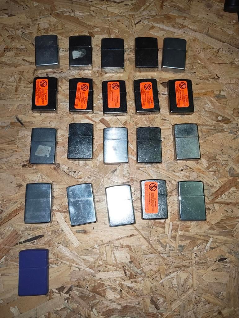 Zippo 's 21 stuks, Verzamelen, Ophalen, Nieuw, Aansteker