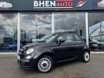 Fiat 500 Lounge 500 1.2i Lounge/AIRCO/TOIT PANO/GARANTIE 12, Auto's, Fiat, 4 zetels, Stof, Gebruikt, Zwart