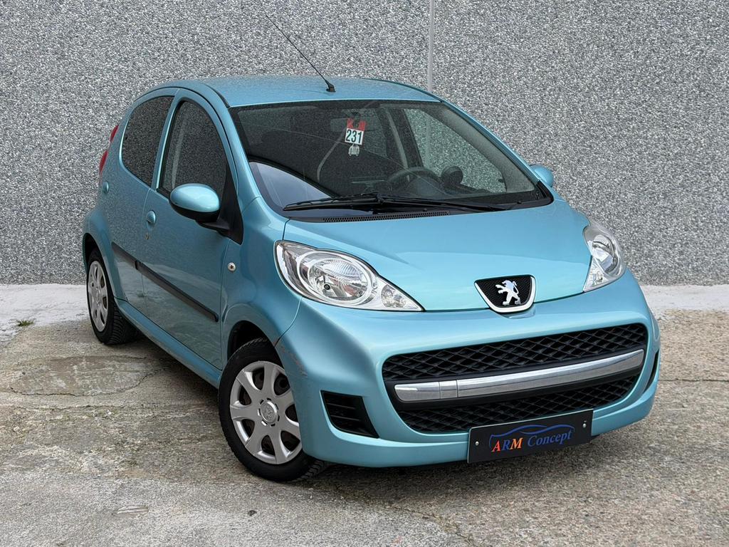 Peugeot 107 1.0 Essence 2011 EURO 5 AUTOMATIQUE, Auto's, Peugeot, Automaat, Euro 5, Blauw, Android Auto