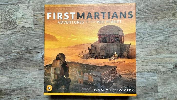 First Martians - met geschilderde miniaturen!, Hobby en Vrije tijd, Gezelschapsspellen | Bordspellen, Gebruikt, Een of twee spelers