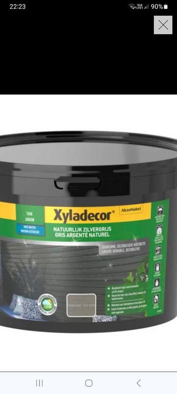 NEUF Xyladecor Gris Argenté Naturel lasure bois extéri 2,5l, Enlèvement, Gris, Lasure