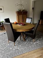 eetkamerstoel, Huis en Inrichting, Stoelen, Ophalen, Gebruikt, Bruin, Hout