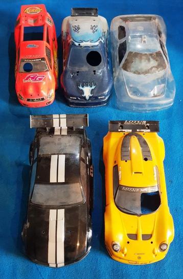 Lot van 5 x RC carrosserieën 1/10 van bv HPI Racing, Kyosho beschikbaar voor biedingen