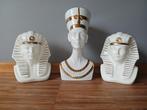 Eighties keramiek: 3x Egyptische beelden, Ophalen of Verzenden, Huis en Inrichting