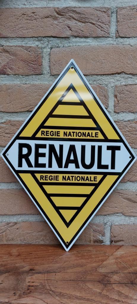 Panneau publicitaire Renault, Collections, Marques automobiles, Motos & Formules 1, Neuf, Voitures, Enlèvement ou Envoi