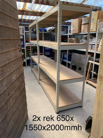 2 stuks Magazijnstelling, Enlèvement, Comme neuf
