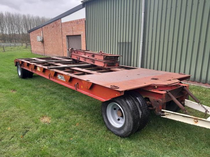 Oprijwagen Dieplader Gheysen & Verpoort, Zakelijke goederen, Landbouw | Werktuigen, Transport, Ophalen