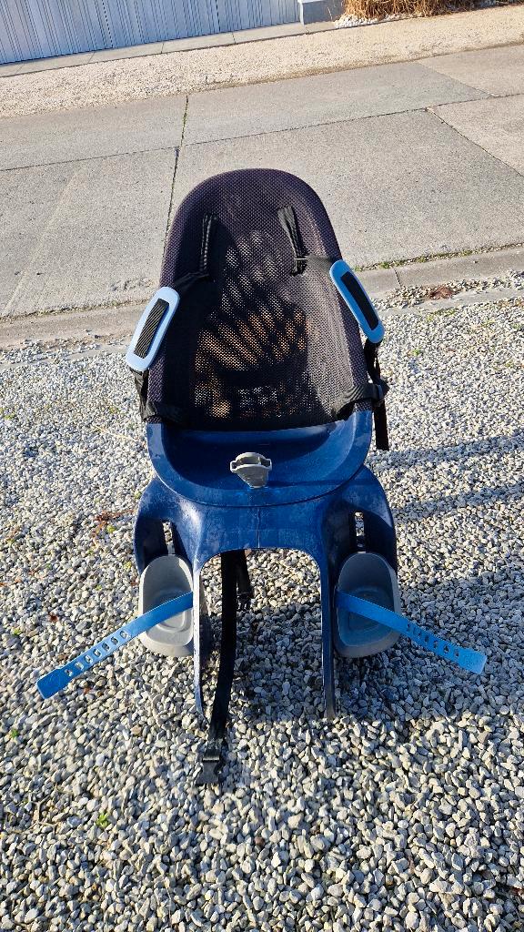 Fietsstoel Qibbel Air, Vélos & Vélomoteurs, Accessoires vélo | Sièges de vélo, Utilisé, Siège arrière, 0 à 18 kg, Repose-pieds