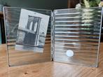 fotolijst van bewerkt glas en zilver, Ophalen, Zilver