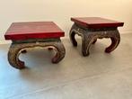 Set van 2 opium tafeltjes, Ophalen, Minder dan 45 cm, Minder dan 55 cm, Gebruikt