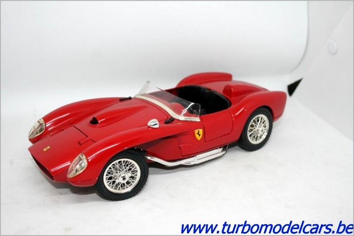 Ferrari 250 Testarossa 1957 1/18 Burago, Hobby en Vrije tijd, Modelauto's | 1:18, Zo goed als nieuw, Auto, Burago, Ophalen of Verzenden