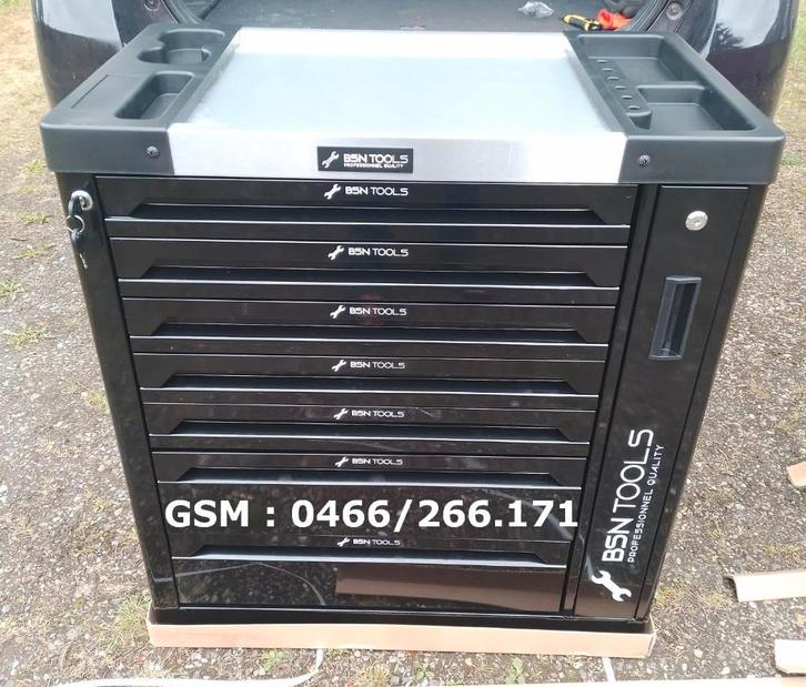 Nouveau Model 2026 Servante d'Atelier 7 tiroirs + 262 Outils, Autos : Divers, Outils de voiture, Neuf, Enlèvement