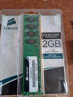 Corsair Ram geheugen, Computers en Software, RAM geheugen, Ophalen of Verzenden, Desktop, 2 GB, DDR