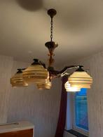Antieke / oude luster, Huis en Inrichting, Lampen | Kroonluchters, Ophalen, Gebruikt, Glas