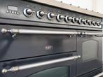 🍀 Luxe Fornuis Boretti 100 cm antraciet rvs 6 pits 3 ovens, 60 cm of meer, 5 kookzones of meer, Vrijstaand, 90 tot 95 cm